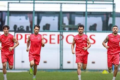 ادامه تمرین پرفشار پرسپولیسی‌ها