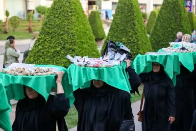 آیین سنتی «مجمع‌بَران» و مراسم تعزیه‌خوانی در منطقه آزاد انزلی برگزار شد