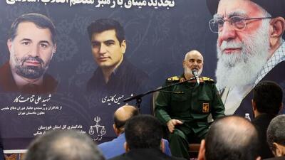 فرمانده قرارگاه کربلا خوزستان: رژیم صهیونیستی دیپلماسی جنایت و نسل‌کشی را دنبال می‌کند