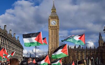 ۶۰ نماینده پارلمان انگلیس: لندن فوری کشور مستقل فلسطین را به رسمیت بشناسد