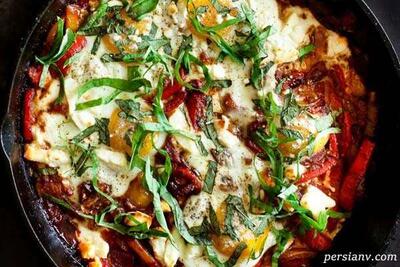 طرز تهیه املت شاکشوکا ، غذا تخم مرغی ساده و خوشمزه آفریقایی