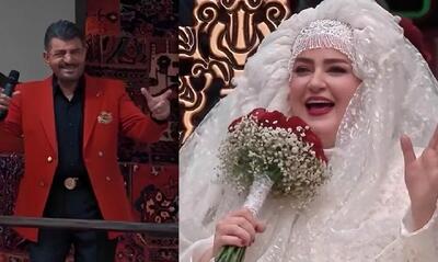 سکانس خندان/ اجرای آهنگ گوگوش توسط محمود شهریاری در عروسی نعیمه نظام‌دوست
