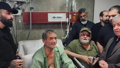 عیادت اکبر عبدی از لات اسمیِ تهران در بیمارستان
