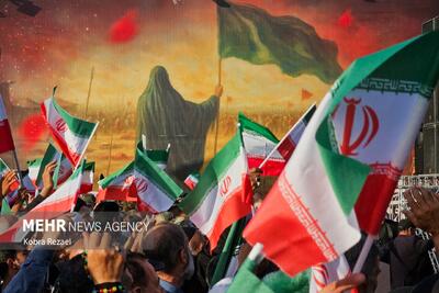 راهپیمایی «اقتدار ملی، غیرت دینی» در مشهد