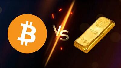 رشد موازی قیمت طلا و بیت‌کوین/ طلا بخریم بهتر است یا بیت‌کوین؟