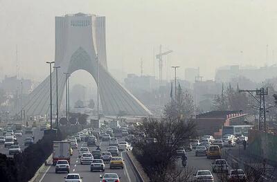تهرانی‌ها در آلودگی / هوای تهران نارنجی شد