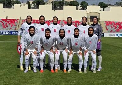 جشنواره گل بانوان فوتبال ایران برابر بوتان
