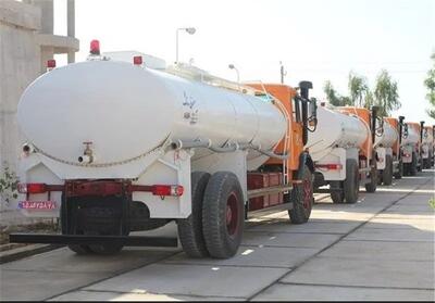 اعزام ۳۰ تانکر آبرسان به آبادان برای رفع بحران آب