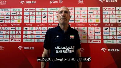 صحبت‌های روبرتو پیاتزا پس از بازی با لهستان