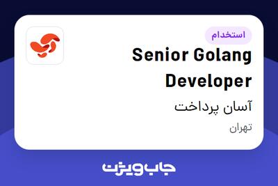 استخدام Senior Golang Developer در آسان پرداخت