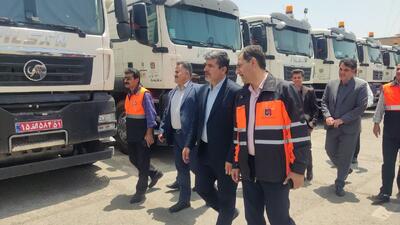 تقویت چشمگیر ناوگان راهداری کردستان با افزوده شدن ۲۰ کامیون جدید