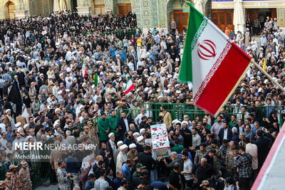تشییع پیکر مطهر دو شهید حملات اخیر رژیم صهیونیستی در قم برگزار می‌شود