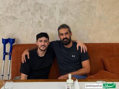 سردار آزمون تصویری از خودش در کنار سعید معروف منتشر کرد - پارس فوتبال