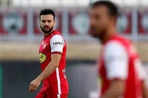 بدن آماده سروش رفیعی در تمرینات پرسپولیس