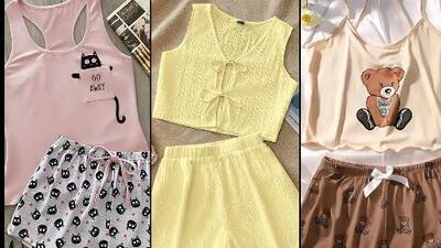 مدل‌ های جذاب تاپ شلوارک / شیک پوشی حتی در خانه
