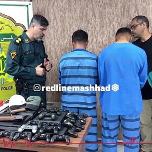 فیلم/ این 2 رفتگر در مشهد دزدان خشن گیم نت ها بودند