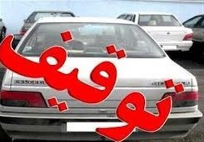 برخورد پلیس راهور یزد با خودروهای دارای شیشه دودی، چراغ‌های زنون و صدای ناهنجار - تسنیم
