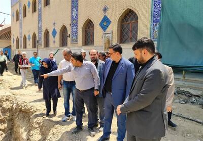 توقف عملیات عمرانی در گذر تاریخی کمر زرین و تشکیل پرونده قضایی برای متعرضان - تسنیم