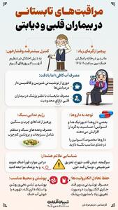 مراقبت‌های تابستانی در بیماران قلبی و دیابتی