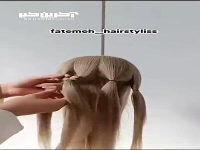 یک مدل شینیون موی جذاب برای عروس