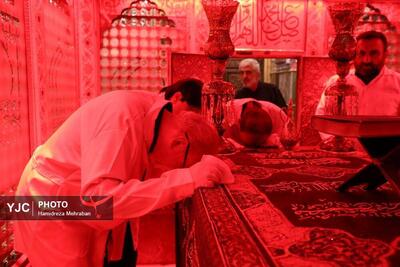 آیین غبارروبی ضریح مطهر آستان مقدس امامزاده صالح (ع)