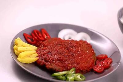 طرز تهیه کباب تابه‌ای مرغ با سس آلبالو