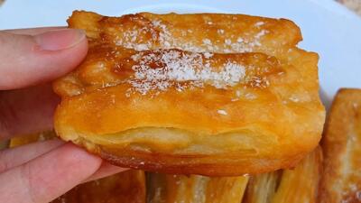 طرز تهیه شیرینی برای چای عصرانه فقط با آرد و تخم مرغ