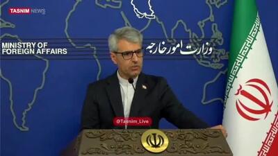 ببینید| بقایی: مکانیزم ماشه ‌مبنا حقوقی و سیاسی ندارد/ تهدید سیاسی با پاسخ متقابل ایران مواجه می‌شود