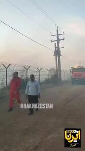 ببینید| مهار آتش‌سوزی در هورالعظیم، مرز ایران و عراق
