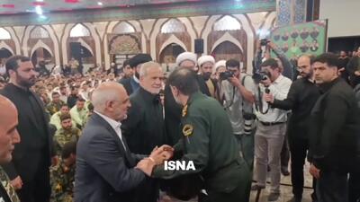 پزشکیان در آیین گرامیداشت شهدای اقتدار و امنیت پلیس در جنگ اخیر