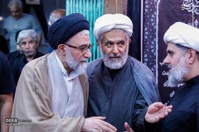 عکس/ حضور شخصیت‌ها در مراسم یادبود حجت‌الاسلام علی طائب