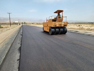 عملیات بهسازی و روکش آسفالت محور روستایی طاق دامغان انجام شد