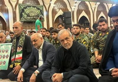 حضور رئیس جمهور در مراسم گرامیداشت شهدای اقتدار و امنیت پلیس + تصاویر