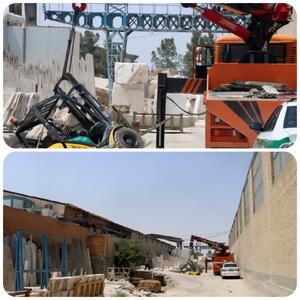 سقوط لیتفراک در اصفهان جان کارگر را گرفت!