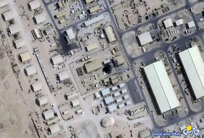 انتشار تصاویر جدید از رادار منهدم شده آمریکایی در پایگاه العدید