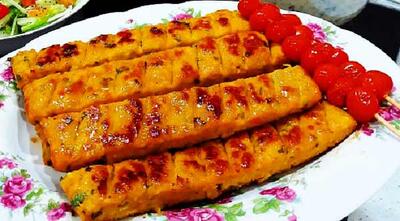 طرز تهیه کباب تابه‌ای مرغ با سس آلبالو - سبک ایده آل