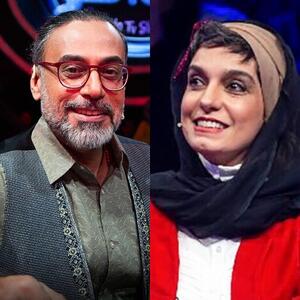 لباس عجیب الیکا عبدالرزاقی و گیر دادن محسن شریفیان به او + فیلم