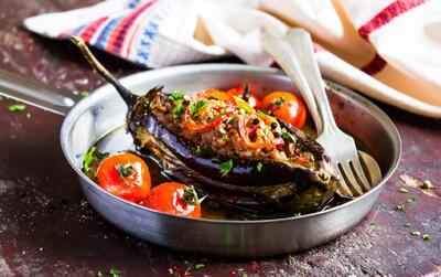 طرز تهیه دلمه بادمجان مجلسی به روش اصلی