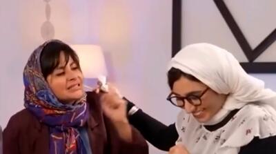 جنجال حرکت زشت خاطره حاتمی در شام ایرانی