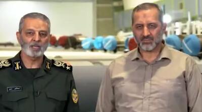 پیام امیر ارتش با لباس سپاه به اسرائیل