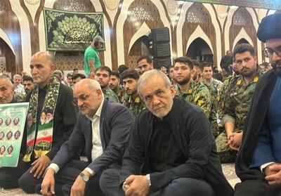 حضور رئیس جمهور در مراسم گرامیداشت شهدای اقتدار و امنیت پلیس - تسنیم