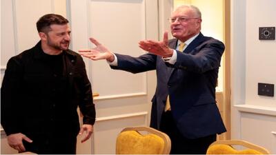زلنسکی و فرستاده ویژه ترامپ درباره دفاع هوایی و خرید تسلیحات دیدار و گفتگو کردند