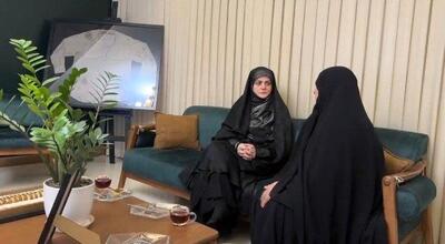 دختر پزشکیان در خانه سردار شهید حاجی‌زاده
