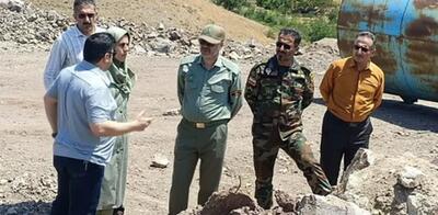 مدیرکل منابع طبیعی استان قزوین از معدن سرب و روی زاجکان بازدید کرد