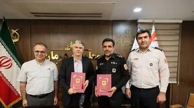 امضای تفاهم‌نامه تشکیل تیم واکنش سریع آتش‌نشانی در مراکز درمانی