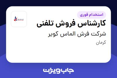 استخدام کارشناس فروش تلفنی - خانم در شرکت فرش الماس کویر