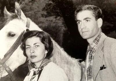 سفر در زمان؛ «محمدرضا پهلوی و ثریا، همسر دوم اش» در یک مراسم؛ دهه 30