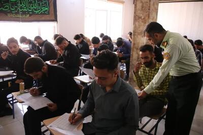 آزمون استخدامی پلیس استان سمنان برگزار شد