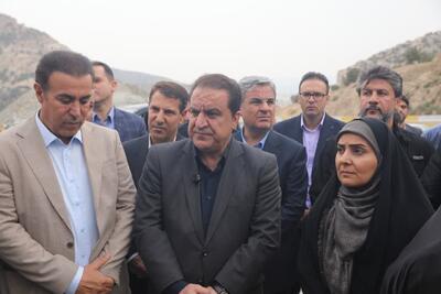 بازدید وزیر راه و شهرسازی از تونل دوم آزادی ایلام