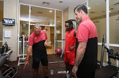 ادامه تمرینات پرسپولیس در سالن وزنه - پارس فوتبال